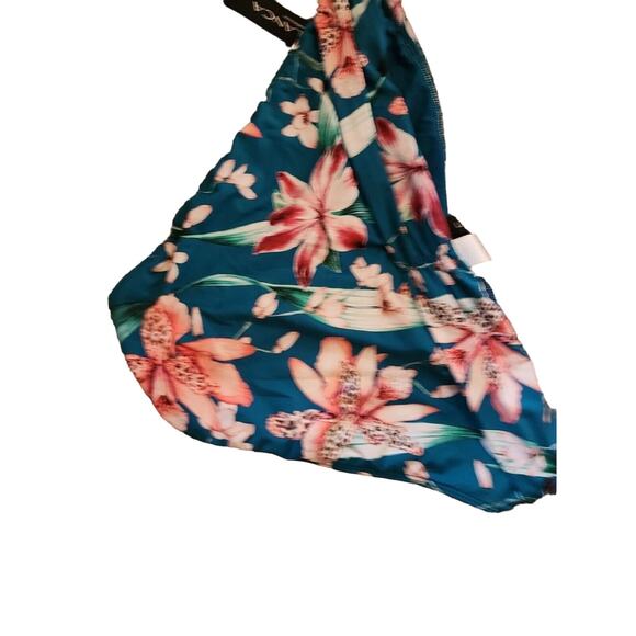 LA BLANCA Flyaway Orchid Printed Shirred Band Hipster Bikini Bottoms LBOMO95 - Picture 6 of 6